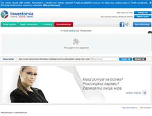 Tablet Screenshot of inwestornia.pl